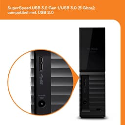 Externe Harde Schijf 4TB Desktop Opslag met Veilige Wachtwoordbeveiliging en Back-up Software — thumbnail 2