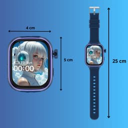 Smartwatch Kids Blauw – GPS Horloge Kind – Horloge Kind jongens – Smartwatch Kinderen Met Simkaart – Kinder Smartwatch met Stappenteller, GPS en WIFI — thumbnail 4