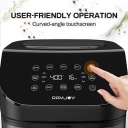 Grote Airfryer 6.8L met 10-in-1 Functies: Frituren, Braden, Bakken & Meer — thumbnail 2