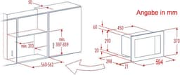 Inbouw Magnetron – Keuken Magnetron – Grill Magnetron – Combimagnetron – Ontdooimagnetron – 9 Automatische Kookprogramma’s – 900W Grill Vermogen — thumbnail 2