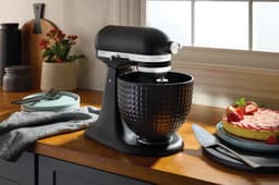 Kitchenaid Artisan 5KSM156CXEBK - Keukenmachine - 4,7L - Vulkaanzwart - 3 Menghaken — thumbnail 3