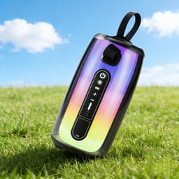 Draadloze Bluetooth Speaker- 360° Lichteffecten-Krachtig Geluid-TWS stereo-verbinding-Bluetooth 5.3-ingang-AUX-ingang-TF-DC- Party Speaker – Geschikt voor Feest, Camping & Thuis — thumbnail 2