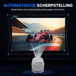 Nexino® Smart Beamer Full HD (15.000 Lumen) - Projector - 8K Support - Android 14.0 - Home Cinema - Wifi & Bluetooth - Geschikt voor IOS en Android - Incl. Opbergtas — thumbnail 5