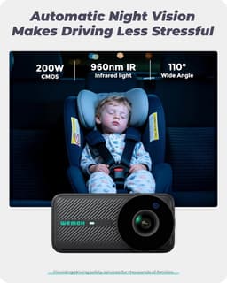 Dashcam Full HD 1080P met Twee Camera's voor Auto — thumbnail 4