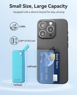 Externe SSD - Draagbare Opslag - Snelle Data Transfer - Tot 1050MB/s Snelheid - 2TB Capaciteit - Groen — thumbnail 3