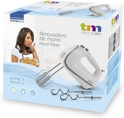 Kneden en Mixen Machine 450W - Handmixer en Deegkneedmachine met Garde en Kneedhaken — thumbnail 5