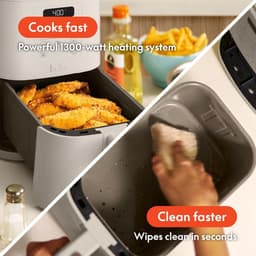 4 Liter Airfryer met Keramische Antiaanbaklaag en Instelbare Temperatuur — thumbnail 3