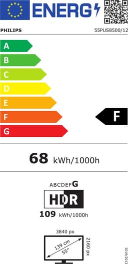 Philips 55PUS8500/12 - 55 inch - 4K QLED - 2025 - Smart TV — thumbnail 2