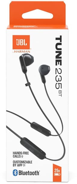 JBL Tune 235BT - Bluetooth Oordopjes Draadloos - In-ear Oortjes met Kabel - 16 uur speeltijd - JBL Pure Bass - Zwart — thumbnail 5