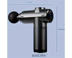 De spiermassage gun is een stille deep tissue impact massager, speciaal ontworpen voor sporters. Hij is uitgerust met 32 snelheidsinstellingen, 8 massagekoppen, een lcd-touchscreen en een handzaam ontwerp.