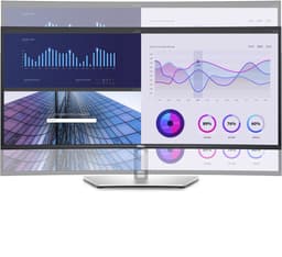 DELL UltraSharp U3423WE computer monitor 86,4 cm (34") 3440 x 1440 Pixels UltraWide Quad HD LCD Zilver — thumbnail 3