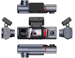 Dashcam 4K, 3.16 Inch 3-Lens WiFi GPS – Voor-, Achter- & Binnenopname – Nachtzicht, Parkeerbewaking, G-Sensor – Full HD Video Recorder voor Taxi & Personenau — thumbnail 5