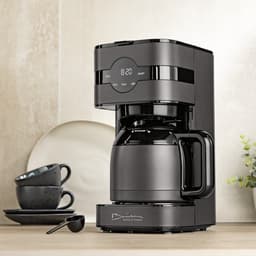 Barista-filterkoffiezetapparaat met thermoskan | Filterkoffiezetapparaat met touchscreen en timerfunctie | Koffiezetapparaat met permanentfilter en 900 W | Watertank van 1,25 liter voor 8 kopjes koffie — thumbnail 5