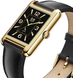 Ice Watch ICE smart TK 2.0 - Gold - Black grain 025286 Horloge - Leer - Zwart - Ø 37 mm — thumbnail 2