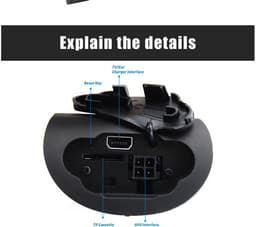 Camera rijbaan dual-lens rijrecorder AUTO DVR r300 pro 1080P HD GPS — thumbnail 3