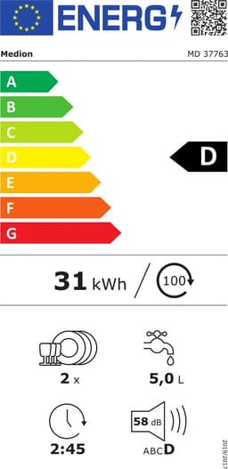 MEDION Mini vaatwasser DWT20 (tafelvaatwasser, 2 couverts, werkt met/zonder wateraansluiting, 6 programma’s, babyflessen, starttijdkeuze, vrijstaand), brons — thumbnail 2