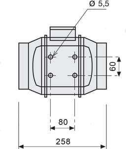 Soler & Palau TD-Mixvent Buisventilator - 26W - 240V AC - 330 m³/h - 28dB - IP44 - TD-350/125 — thumbnail 4