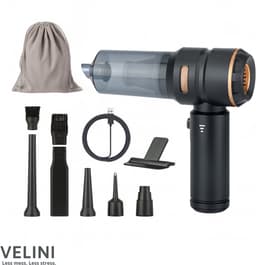 Velini Draadloze Stofzuiger - Krachtige Kruimeldief met HEPA-filter, 2 in 1 Zuig- & Blaasfunctie, Compact & Lichtgewicht - Auto & Oplaadbare Handstofzuiger (18.000PA) - Air Duster — thumbnail 2