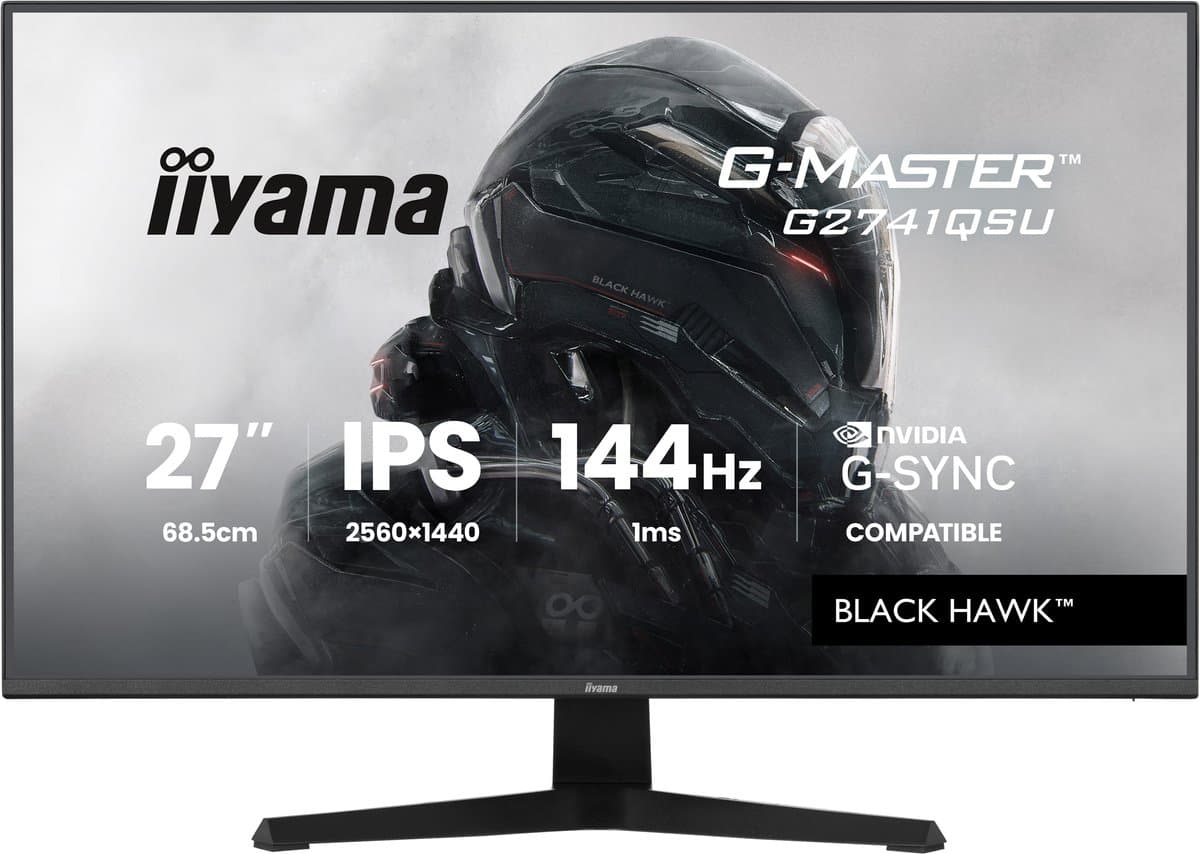 iiyama G-Master Black Hawk G2741QSU-B1 27'' gaming monitor — afbeelding 1