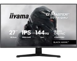 iiyama G-Master G2741QSU-B1 Black Hawk - 27 inch - QHD - IPS - 144 Hz