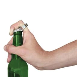 Ring stijl metalen bierfles & blikopener  binnendiameter: 2.2cm(Silver) — thumbnail 5