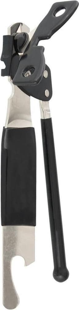 Fackelmann Basic Blik- en Flesopener 15 cm Zilver/Zwart — thumbnail 3