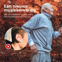 Golden Sound Bone Conduction - Sport oordopjes - Sporthoofdtelefoon - Draadloze oordopjes - Waterbestendig - Oortjes draadloos - Bone Conduction headphone - 32GB Interne geheugenkaart - Geschikt voor elke laptop en smartphone — thumbnail 5