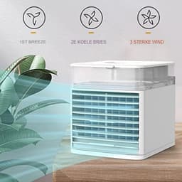 Luchtkoelers met water - Aircooler met water - Aircooler met koelelementen - 190,5 x 172,82 x 193,24 cm - Wit — thumbnail 5