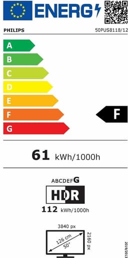 Philips 50PUS8118/12 - 50 inch - 4K LED - 2023 - Buitenlands model — thumbnail 5