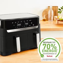 Tefal Dual Easy Fry & Grill Easy Fry Dual EY9018 XXL heteluchtfriteuse met dubbele lades zwart — thumbnail 3