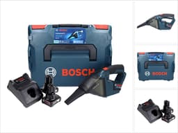 Bosch GAS 12V Professionele snoerloze stofzuiger 12 V 0,35 l + 2x accu 6,0 Ah + lader + L-Boxx — thumbnail 1