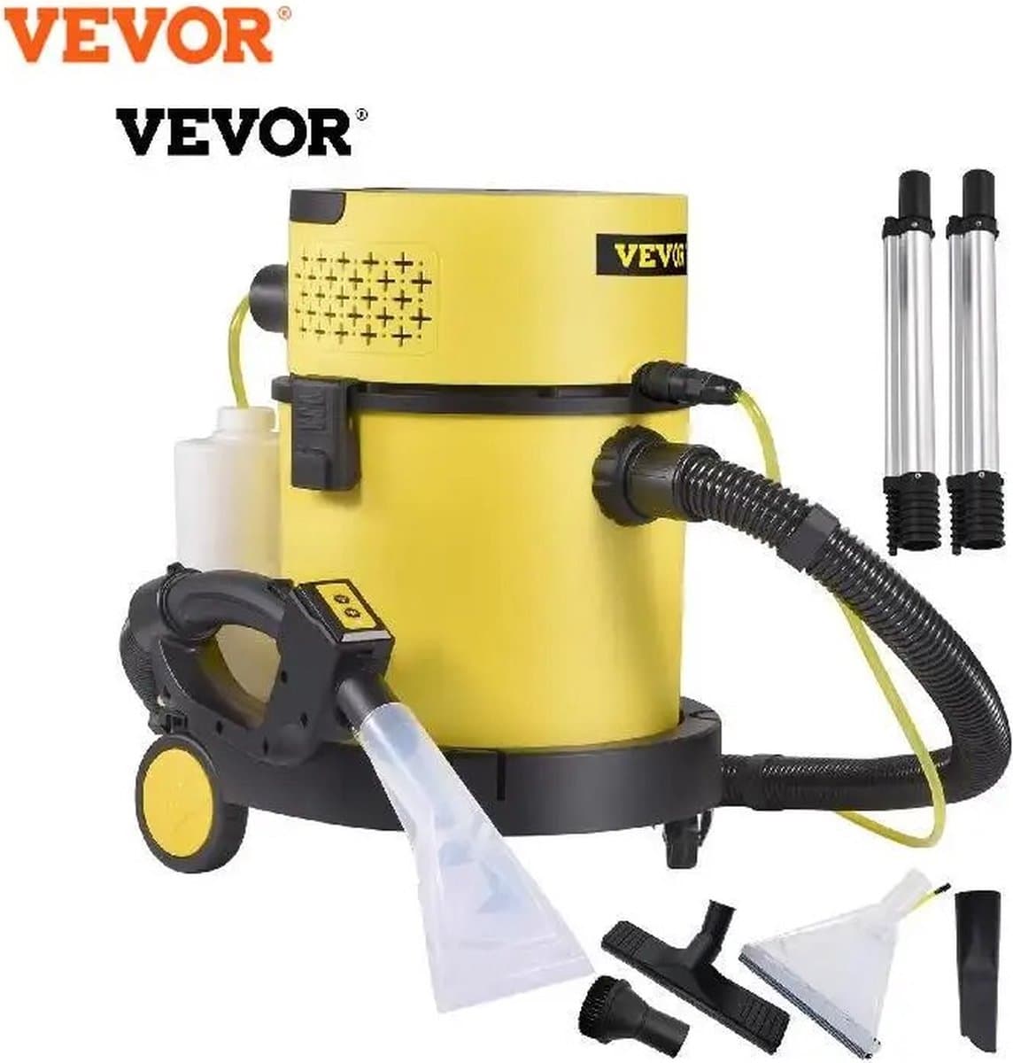 West Nat Droog stofzuiger - Waterzuiger - Tapijtreiniger - 17 kPa Zuigkracht - 20L - 1,5m slang — afbeelding 1