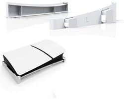 YONO Standaard Horizontaal geschikt voor PS5 SLIM - Houder Playstation 5 Stand Accessoires Beugel - Wit