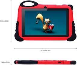 CLVP® Kindertablet Vanaf 3 Jaar - Tablet Kinderen - Kinderspeelgoed - Rood — thumbnail 4
