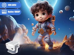 Lexium Mini beamer - Projector - Beamerscherm - Projectiescherm - Outdoor & Indoor Projector - — thumbnail 4