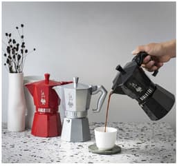 Bialetti Moka Exclusive Moka Express Zwart — thumbnail 2