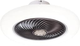 Nivard Plafondventilator - Met Verlichting - Plafond Ventilator - Met Lamp - Plafonniere Met Ventilator - Met Licht - Bruin - 58cm — thumbnail 1