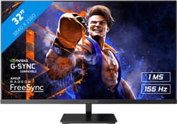 RAIDER 155Hz 4K ULTRA GAMING - 32 inch - 155Hz - 1 ms - 3840x2160 - 120Hz en 4K op PS5 Xbox series X/S - Zwart — thumbnail 1