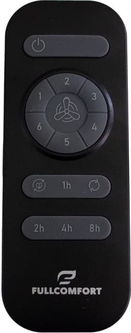A-Flow Design Black 52 inch Plafondventilator - Plafondventilator zwart - Design Ventilator - Met afstandsbediening - 6 Windsnelheden - Timerfunctie - Winterstand - 132CM — thumbnail 2