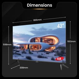 Q.2 | 43 inch TV | 4K UHD 3840x2160 | Smart TV | HDR | Randloos ontwerp | WiFi, Bluetooth | WebOS — thumbnail 4