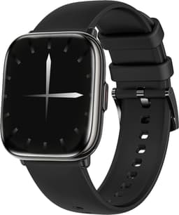 Xssive SW9 Smartwatch Gitzwart - HD AMOLED Display - Hartslagmeter - Bloedzuurstofmeter - Bluetooth 5.3 - Waterdicht IP67 — thumbnail 1