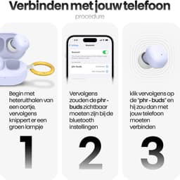 Phreeze Mini Buds 3 - Draadloze Oordopjes - Paars - Geschikt voor Apple & Samsung - Oortjes Draadloos met Bluetooth 5.4 — thumbnail 2