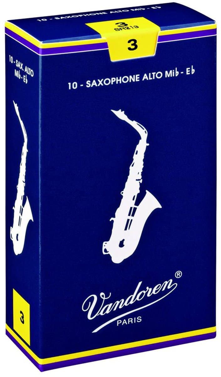 Vandoren Classic Altsaxofoon 2,5 doos met 10 rieten - Riet voor altsaxofoon — afbeelding 1