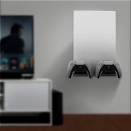 YONO Muurbeugel geschikt voor Playstation PS5 - Wall Mount - Houder DualSense Controller - Accessoires - Zwart — thumbnail 4