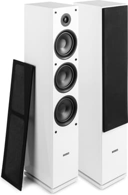 Speakerset - Fenton SHF80W stijlvolle high-end hifi speakers 500W met 3x 6.5 inch woofers - Wit — thumbnail 1