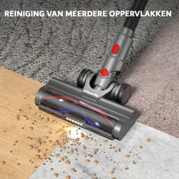 Stofzuiger Draadloos 500 Watt met 32000Pa Zuigkracht - Touchscreen - 60 minuten Looptijd - Afneembare Oplaadbare Accu - Voor Vloer, Tapijt, Dierenharen - (Energieklasse A+++) — thumbnail 3