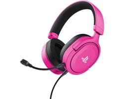 Trust GXT 498P Forta - Gaming Headset - Bedraad - Official Licensed voor PS5 - 50mm drivers - Over-ear - Roze