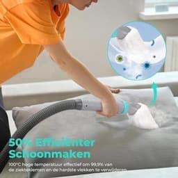 Tapijtreiniger – Vloerreiniger – Bekledingreiniger – Stofzuiger – Bankreiniger – Warm Waterfunctie Tot 60°C – Stoomfunctie Tot 100°C — thumbnail 4