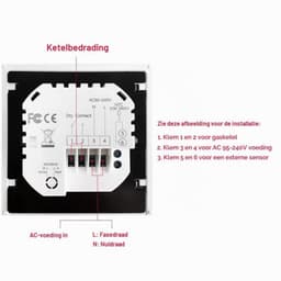 WiFi Smart Thermostaat Water/Gas Boiler Thermostaten Programmeerbare Temperatuurregelaar APP Afstandsbediening Compatibel met / 5A, GC — thumbnail 4