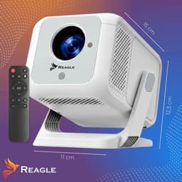 Beamer Full HD 1080p - 420 ANSI Lumen Android 14 - 1920 x 1080 Resolutie - LED - Wit - Voor Thuisbioscoop — thumbnail 4